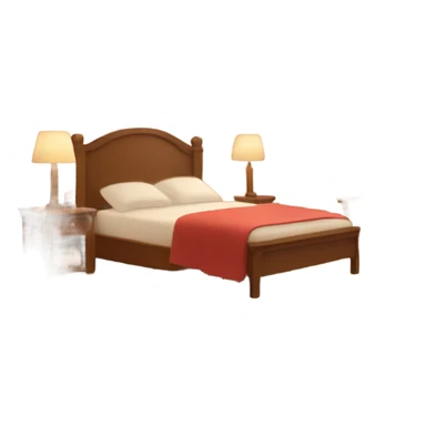 Cozy vibes with a red tint sticker