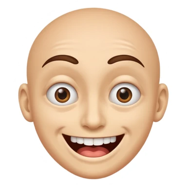 crazy smile eye twitching sticker