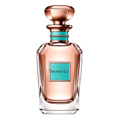 Tiffany & co. Rose gold perfume bottle sticker
