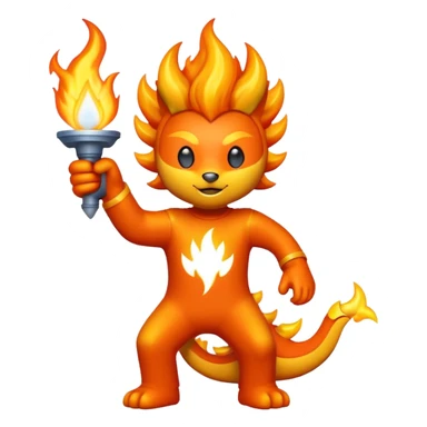 liberty university sparky flames sticker