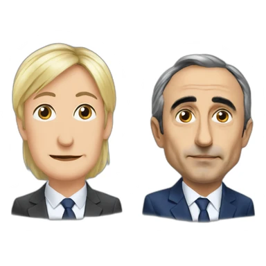 Eric Le Pen Zemmour sticker