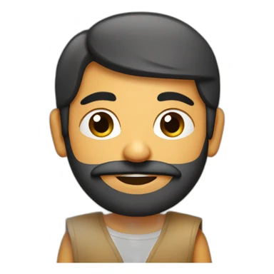 Gujarati person with paghadi sticker