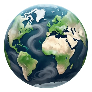 Pollution on earth the view should be were we see it out in the space  sticker