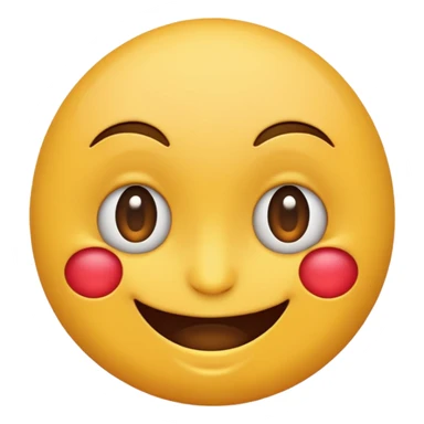 make a devious emoji where the emojis face is a devious smile but no emotion in its eyes sticker