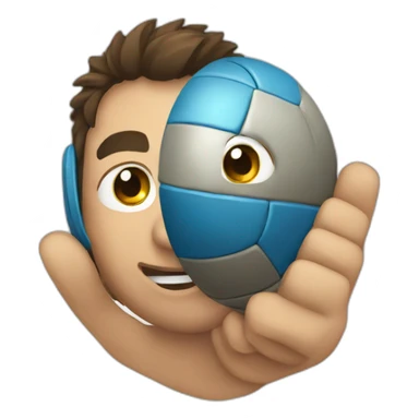 handball sport sticker