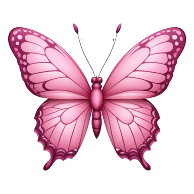 Soft Light pink butterfly sticker