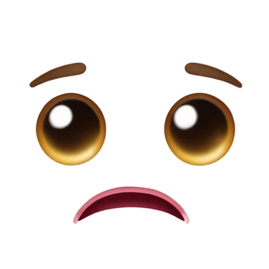 Cute pink devastation face sticker