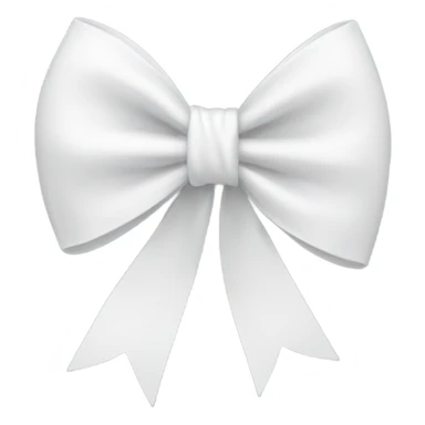 White Bow sticker