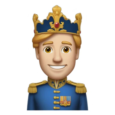 Koning Willem Alexander sticker