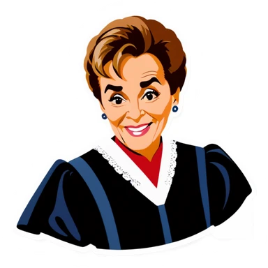Judge judy sticker