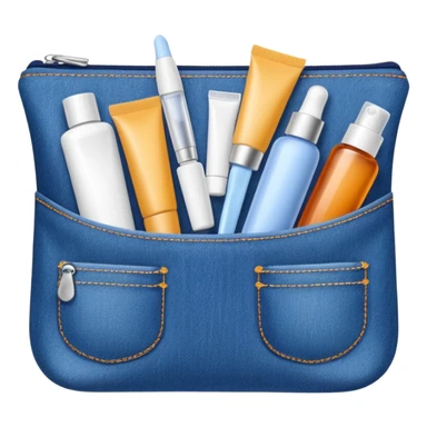 skin care Kit denim sticker