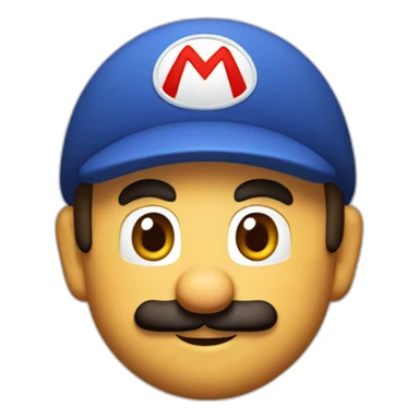 mario casquette sticker