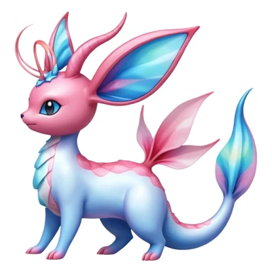 Colorful Sylveon-Vaporeon-Milotic-hybrid sticker