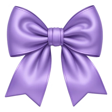 lavender bow, simple and cute sticker