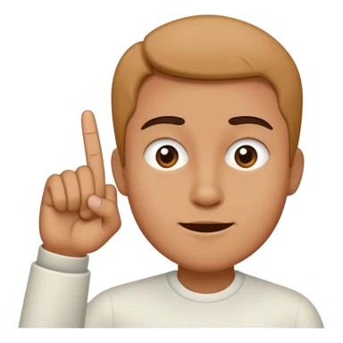 Finger flicking motion sticker