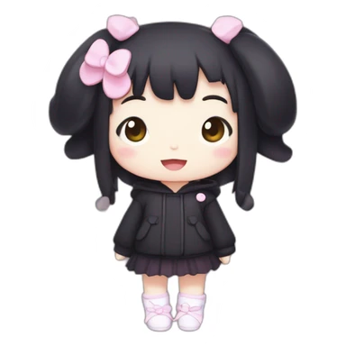 Kuromi Sanrio sticker