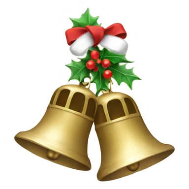 2 christmas bells sticker