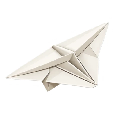 emoji avion de papel sticker