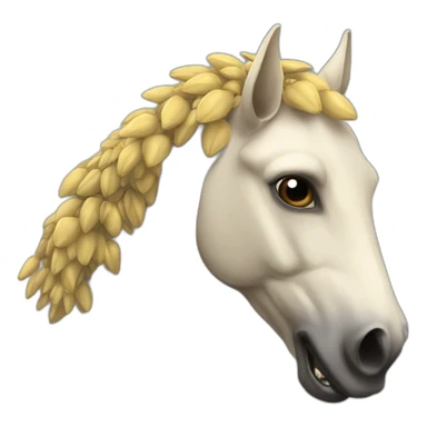 mite on a horse sticker