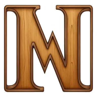 The letter W sticker