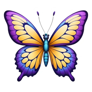 The butterfly feeling sticker