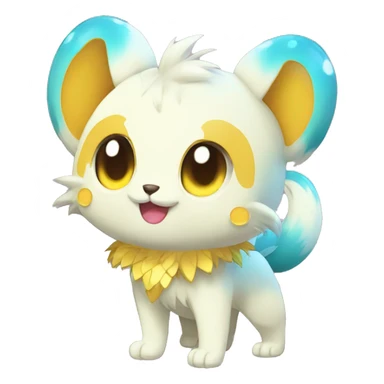  Colorful Shiny Kawaii FurSona Fakemon Full Body sticker