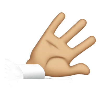 hand holding pile of paper sticker