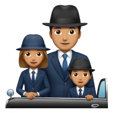 Family chauffeur sticker