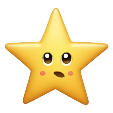 star with a number inside, number from 1 to 6 sticker