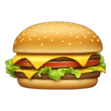Chat qui mange un burger sticker