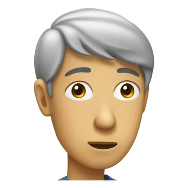 someone sighing sticker