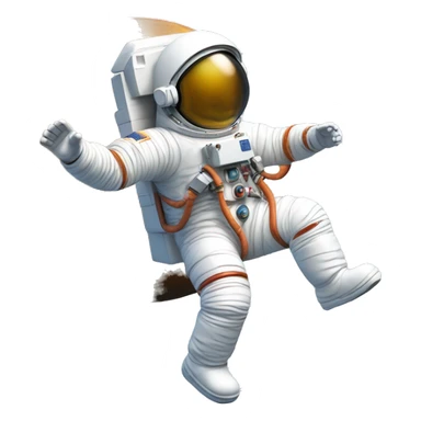 Astronauta flotando en el espacio sticker