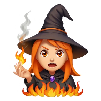 Burn witch  sticker