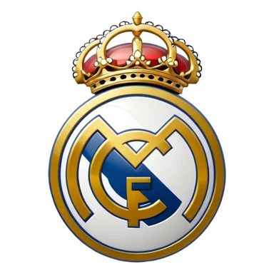 I want an emoji of real madrid logo of football and it should look realistic sticker