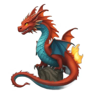 Dragonfeu sticker