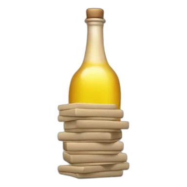 stack of flaschards sticker