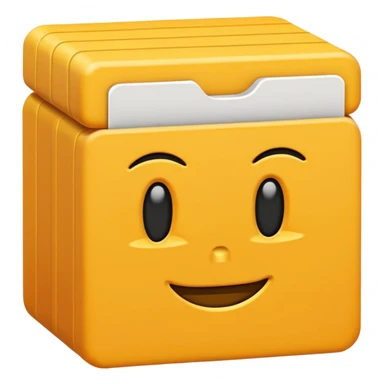 Stacked text sticker