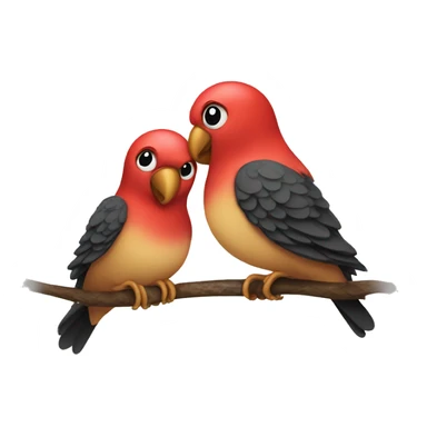 love birds sticker