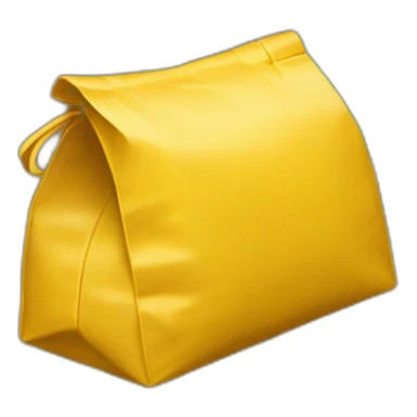 yellow coffee bag, hex code 034023 sticker