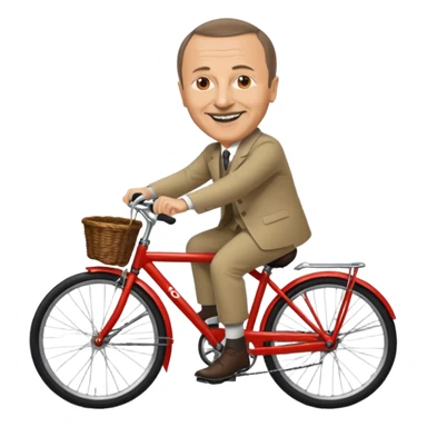 Bisiklet süren Erdoğan  sticker