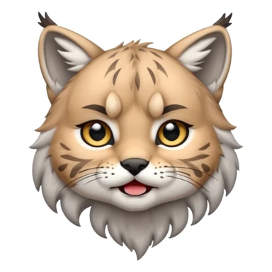 Chibi Sticker lynx cry sticker