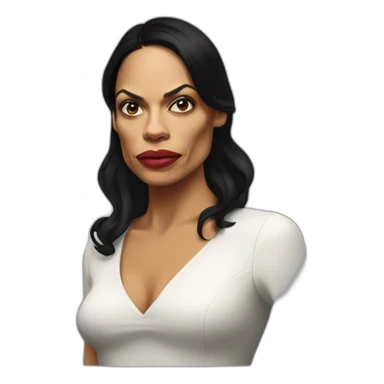 Rosario Dawson serious sticker