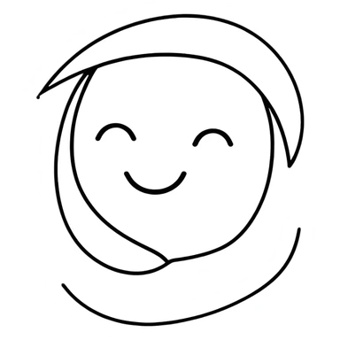 very very happy face sticker