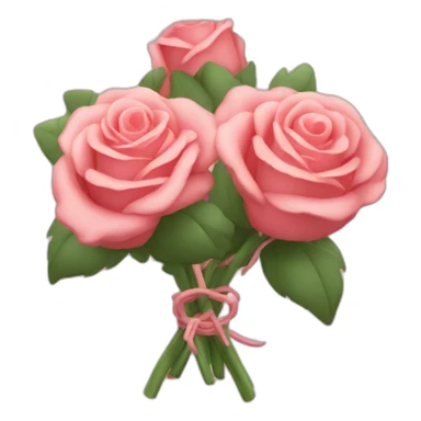 Written Have a nice weekend with a bunches of roses sticker