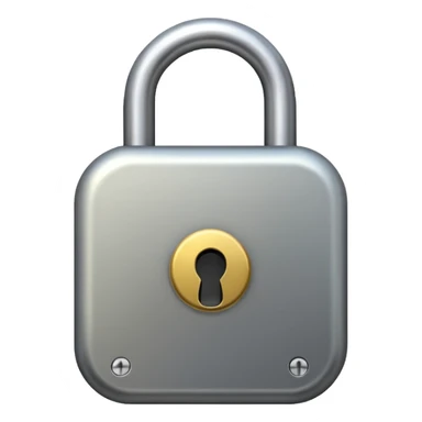 Lock with a passcode sticker
