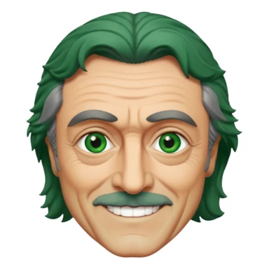 Ian McShane with green eyes sticker