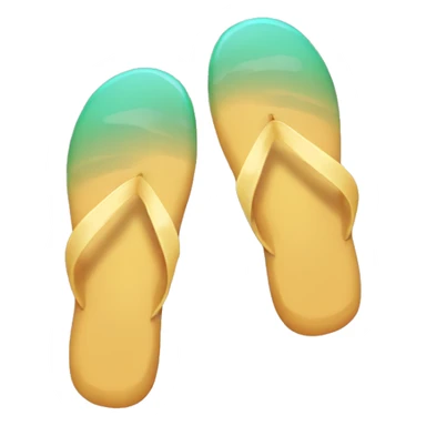 feet with flip flop sticker