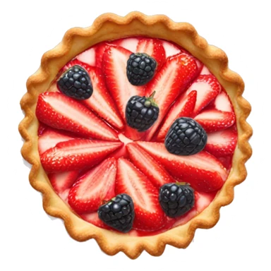 Tarte aux fraises  sticker