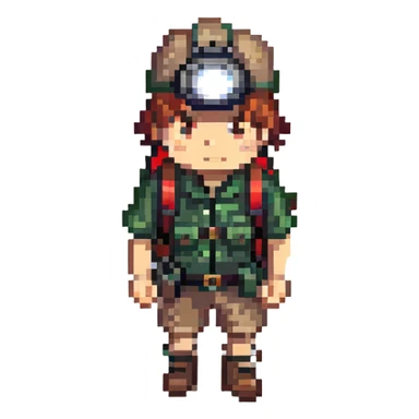 hiking headlamp sticker