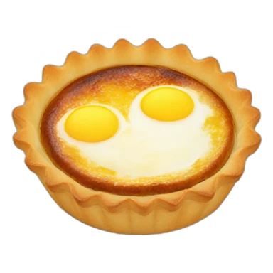 Egg tart sticker